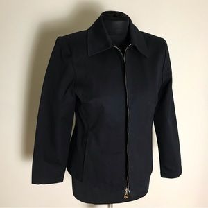 St. John Sport Marie Gray Black Jacket